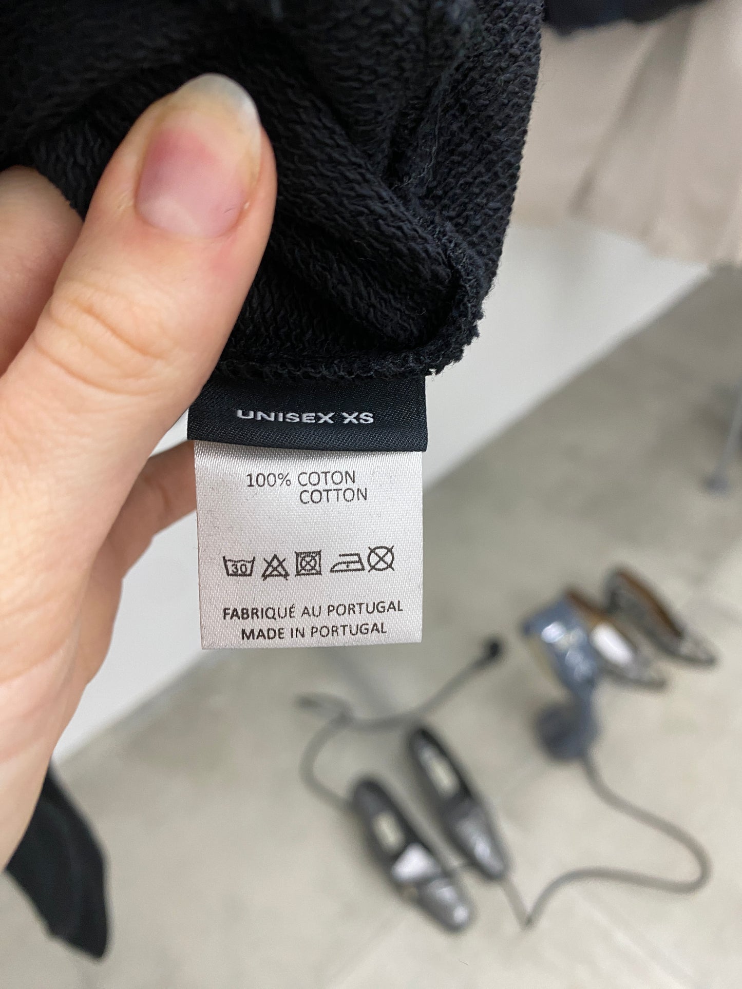 Y/PROJECT black hoodie (XS/S)