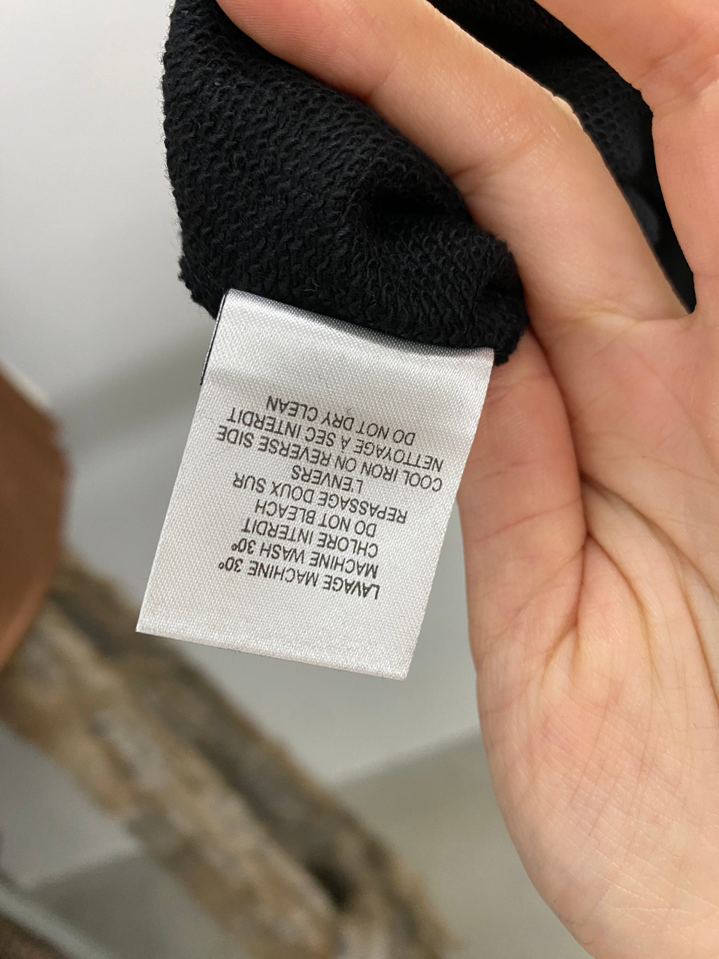 Y/PROJECT black hoodie (XS/S)