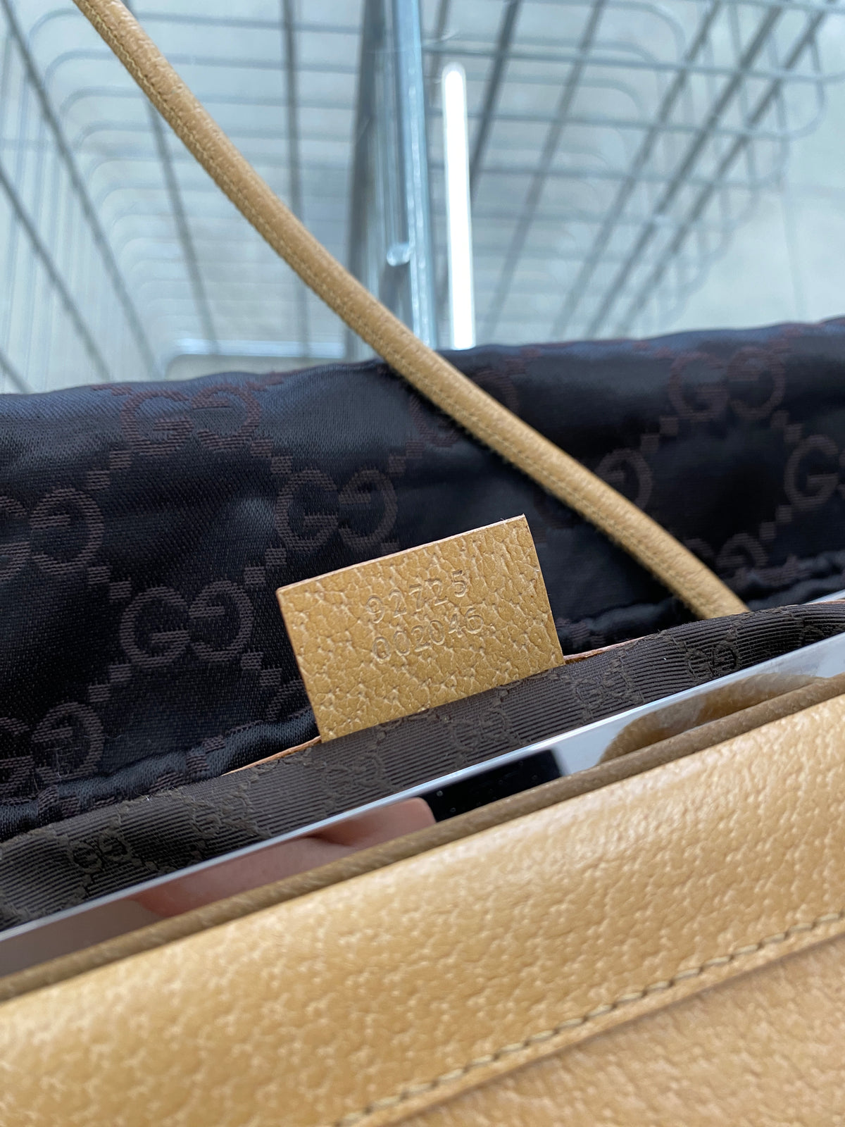 Gucci FW99 by Tom Ford leather shoulder bag