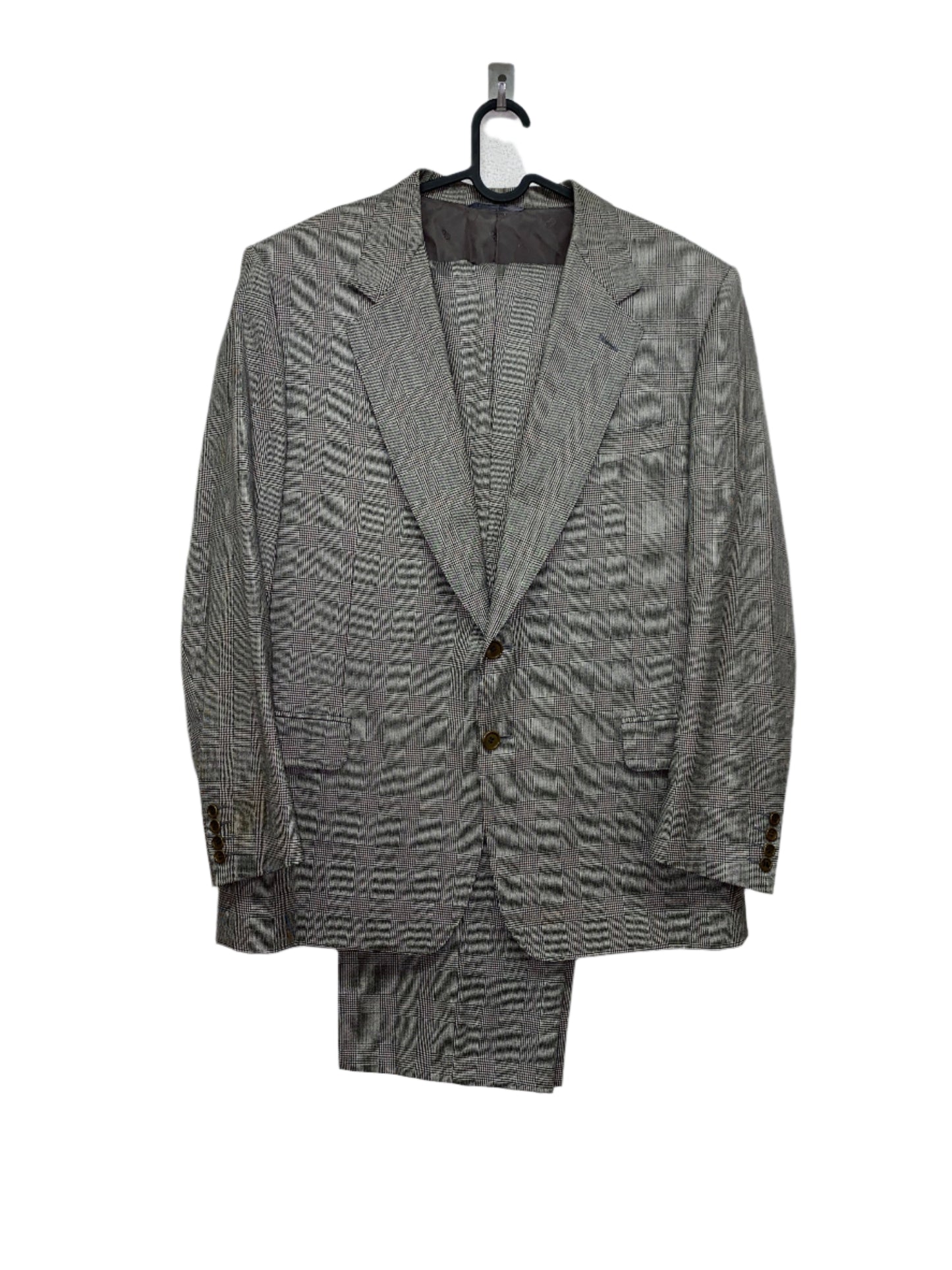 DIOR grey wool and silk suit (L)