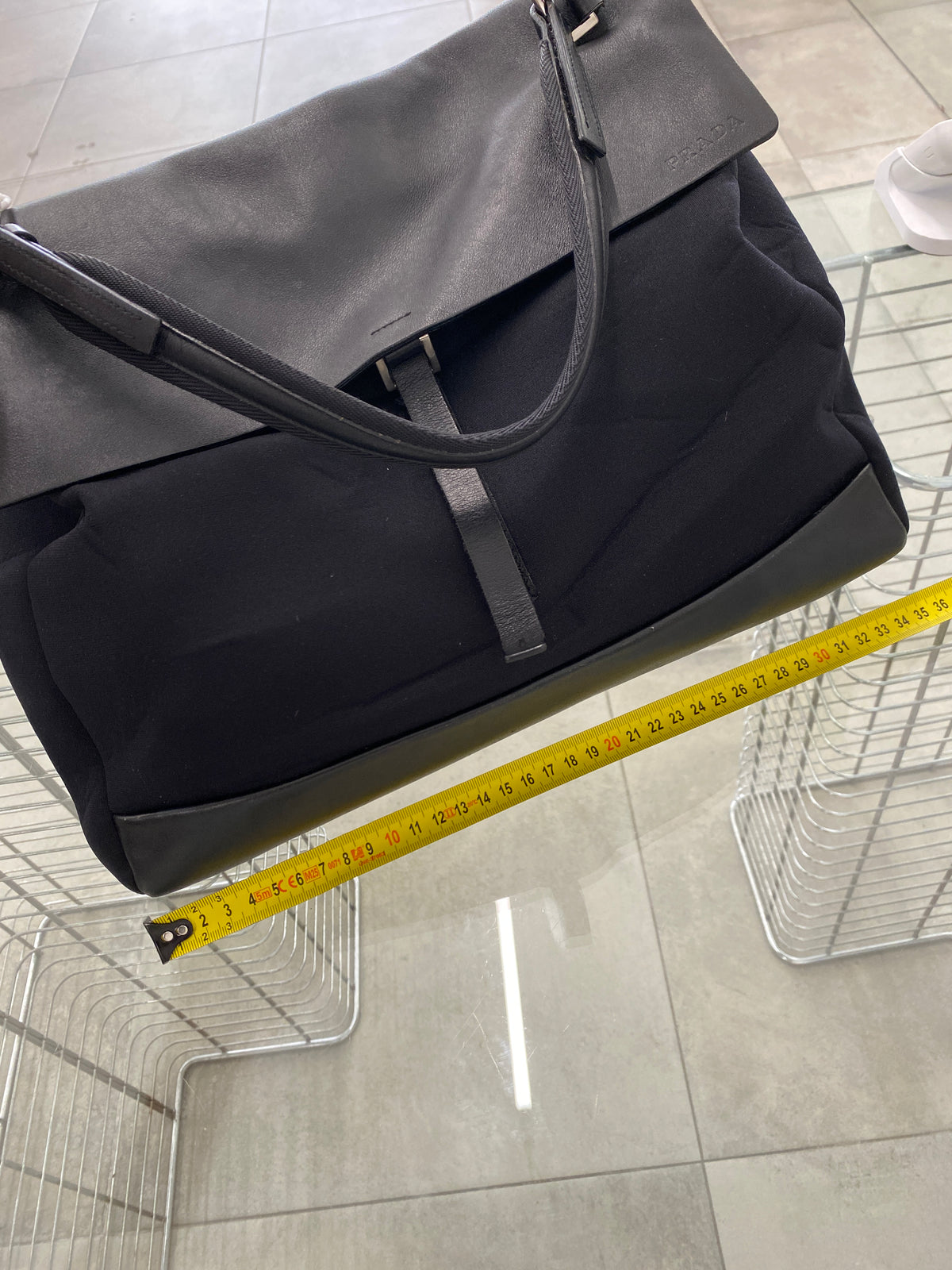 Prada FW99 black shoulder bag