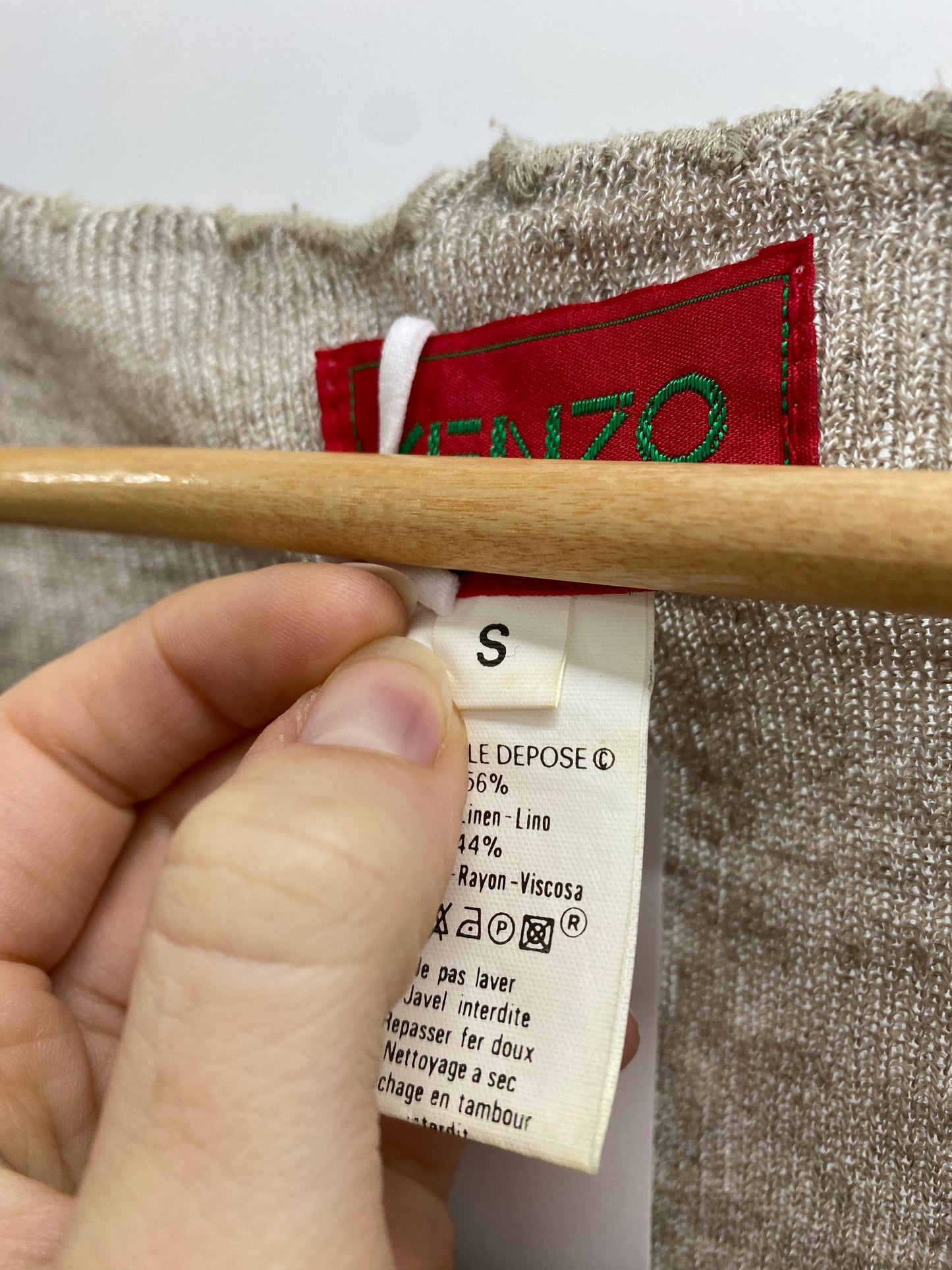 KENZO linen top (M)