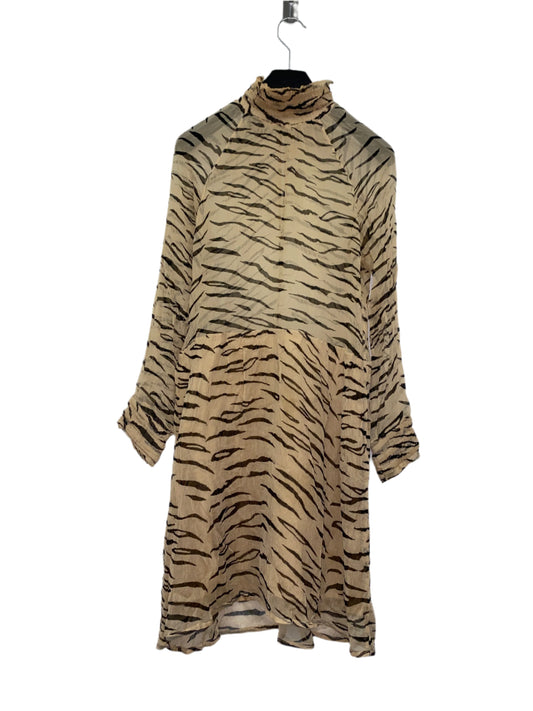 GANNI leopard print dress (XS)