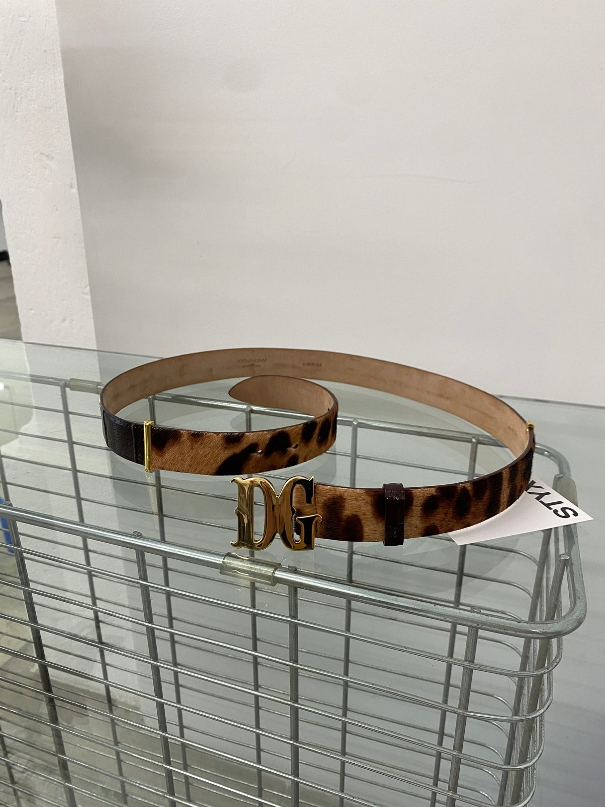Dolce & Gabbana leather belt