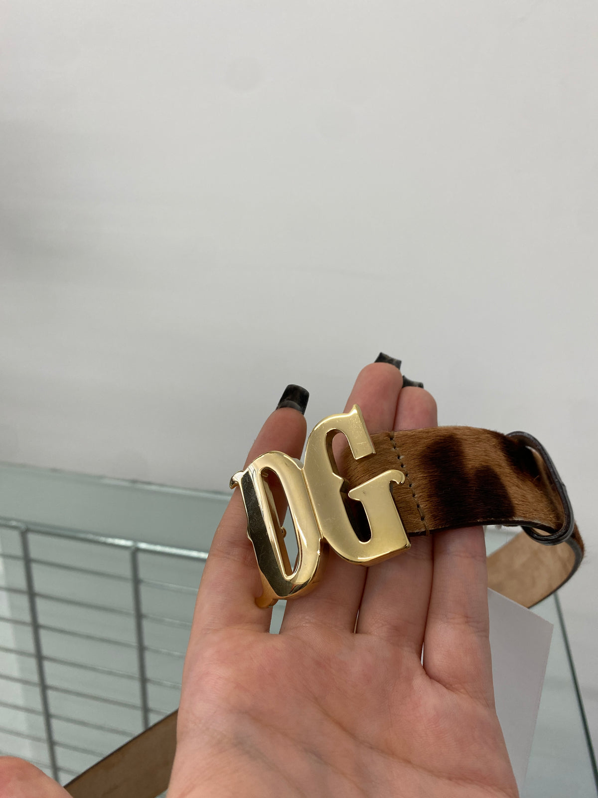 Dolce & Gabbana leather belt