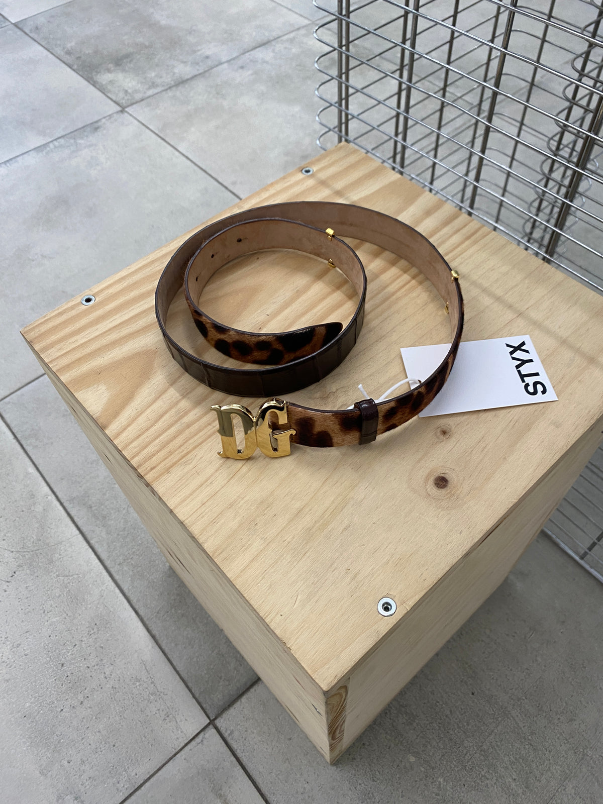 Dolce & Gabbana leather belt