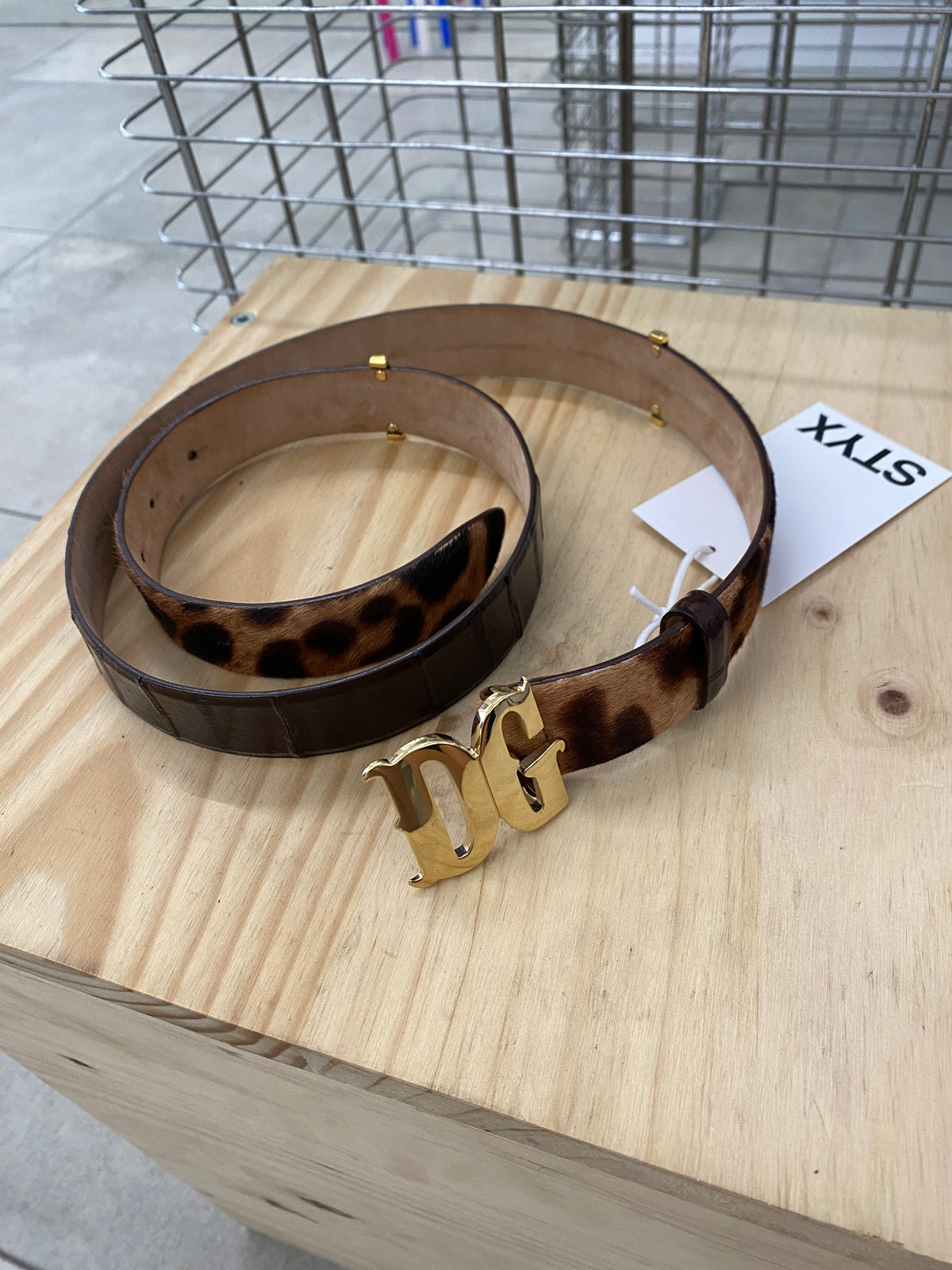 Dolce & Gabbana leather belt