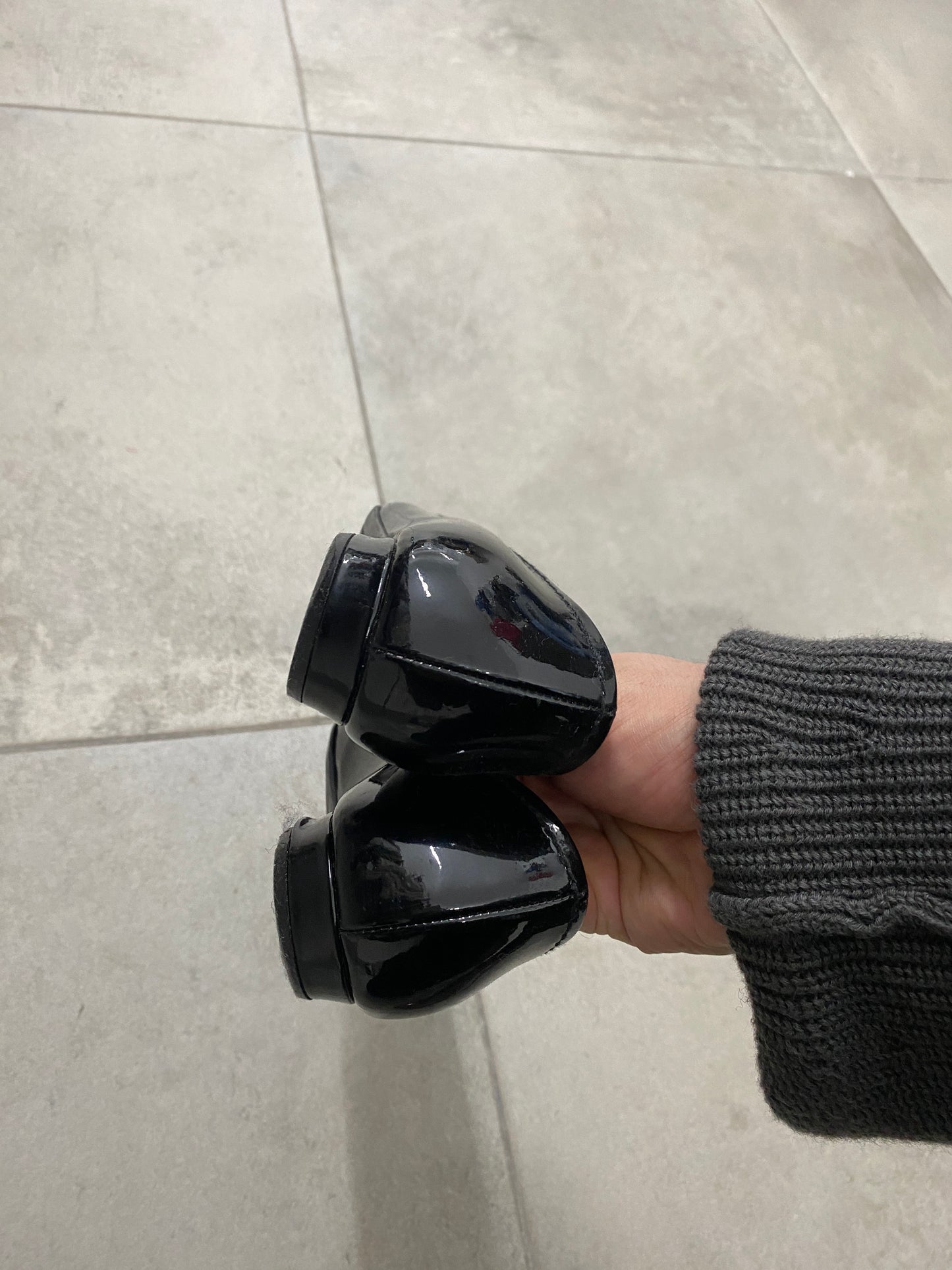 MIU MIU leather ballet flats (36 1/2)