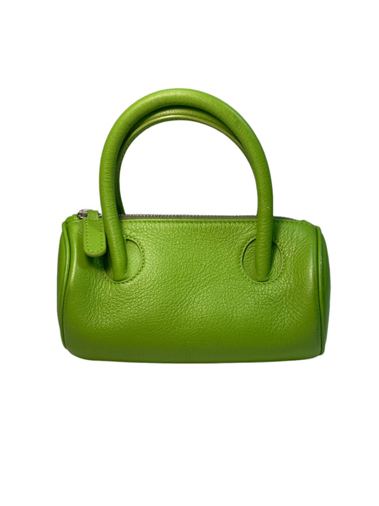 ABRA green leather bag
