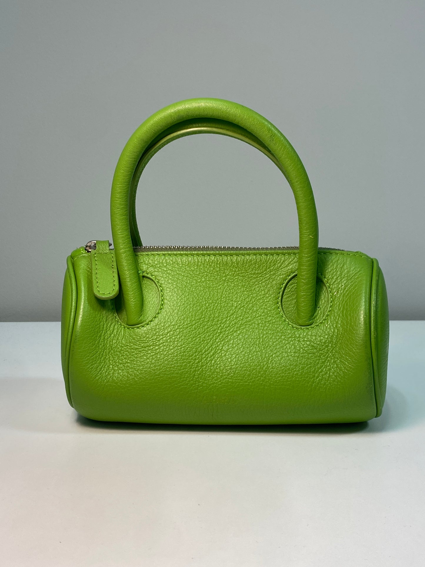 ABRA green leather bag