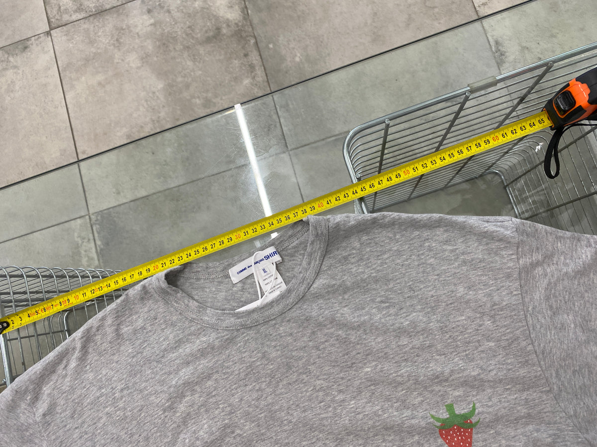 Comme des Garçons grey t-shirt (XL)