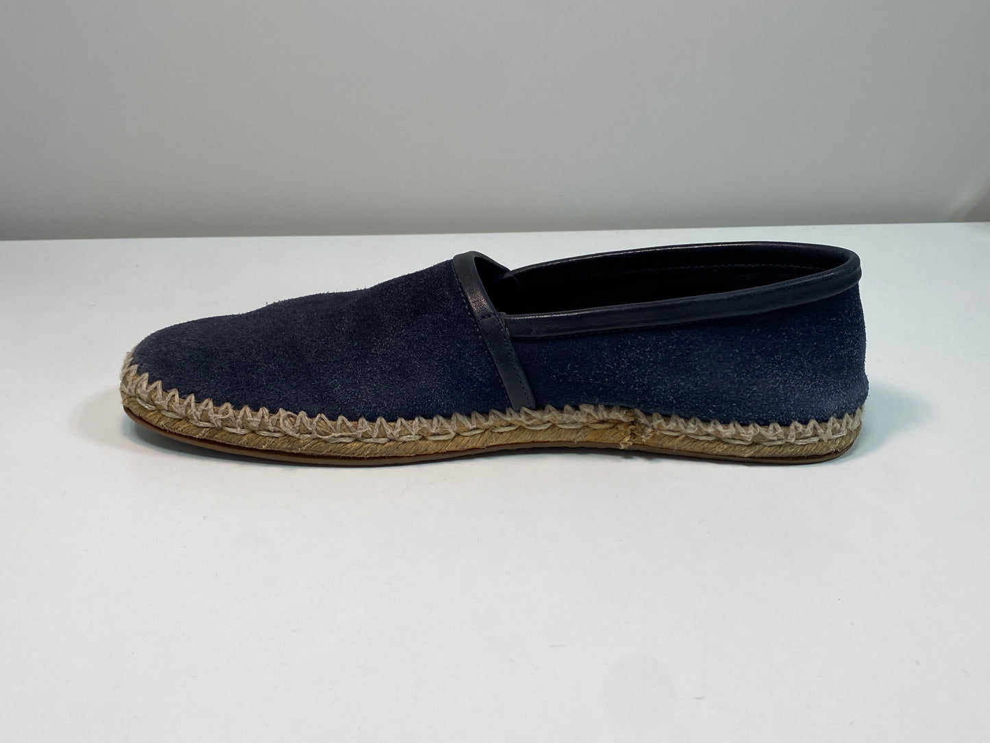 FERRAGAMO suede navy espadrilles (44)