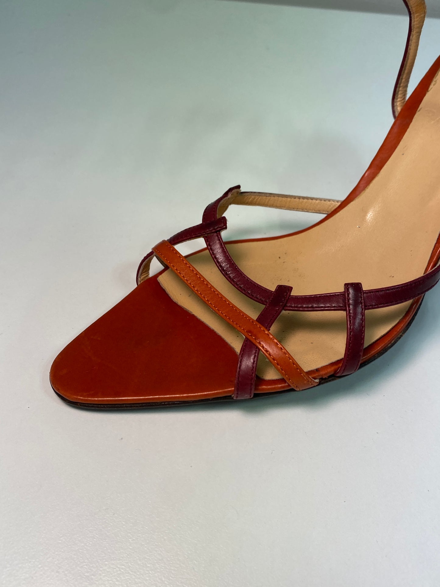 BALLY brown leather sandals (35.5)