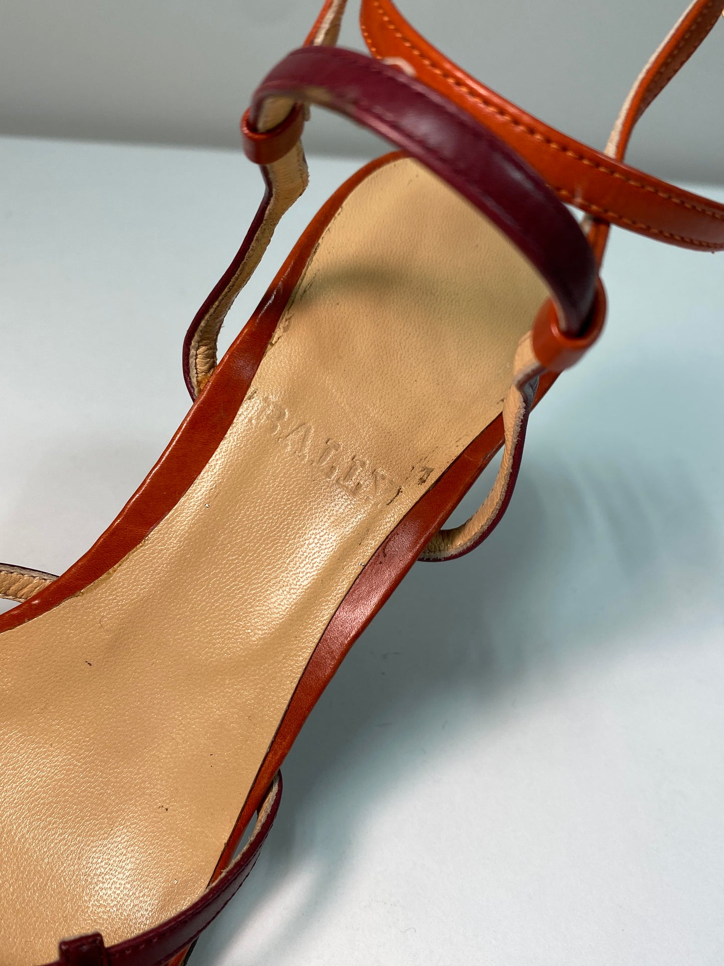 BALLY brown leather sandals (35.5)
