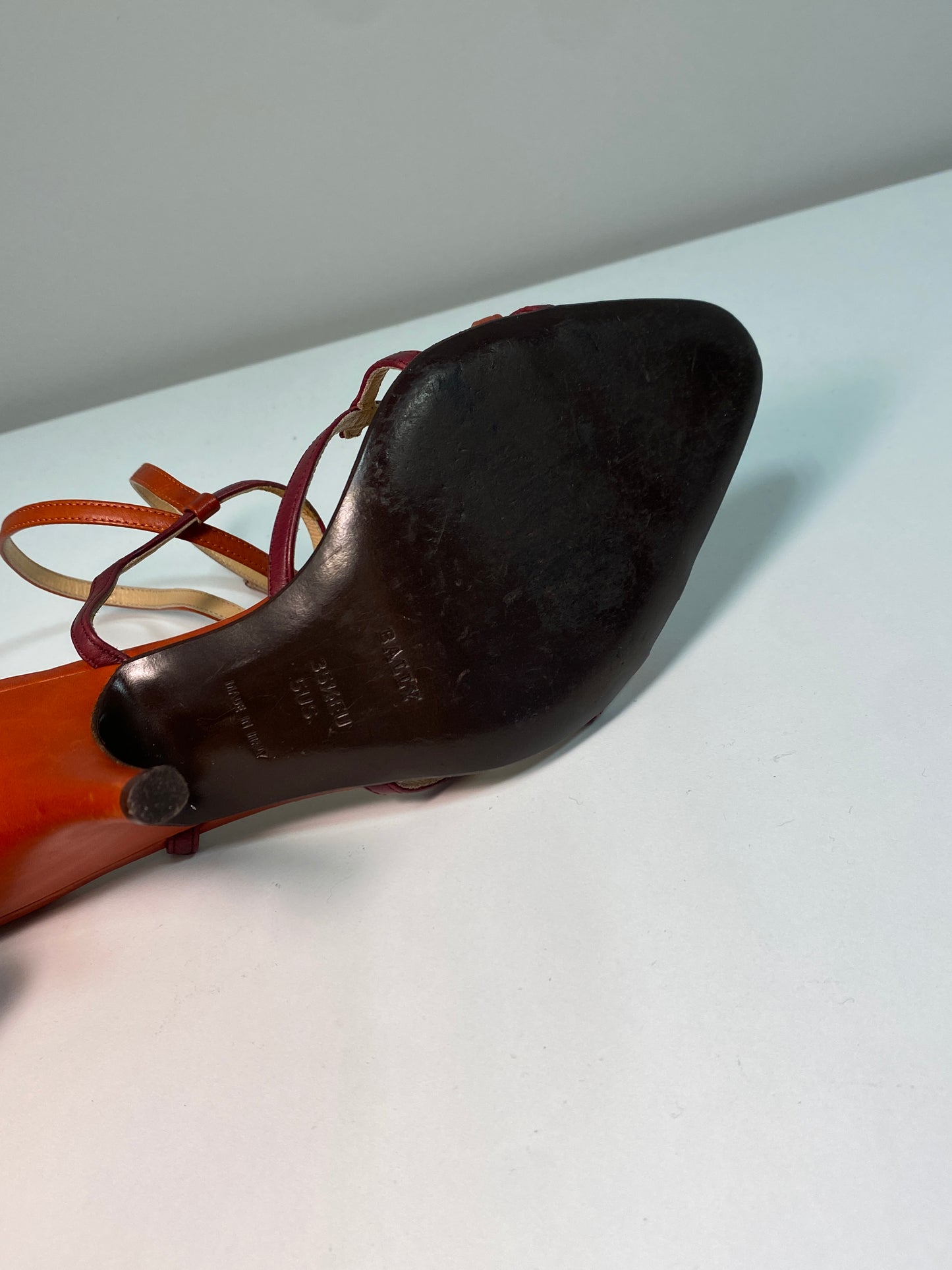 BALLY brown leather sandals (35.5)