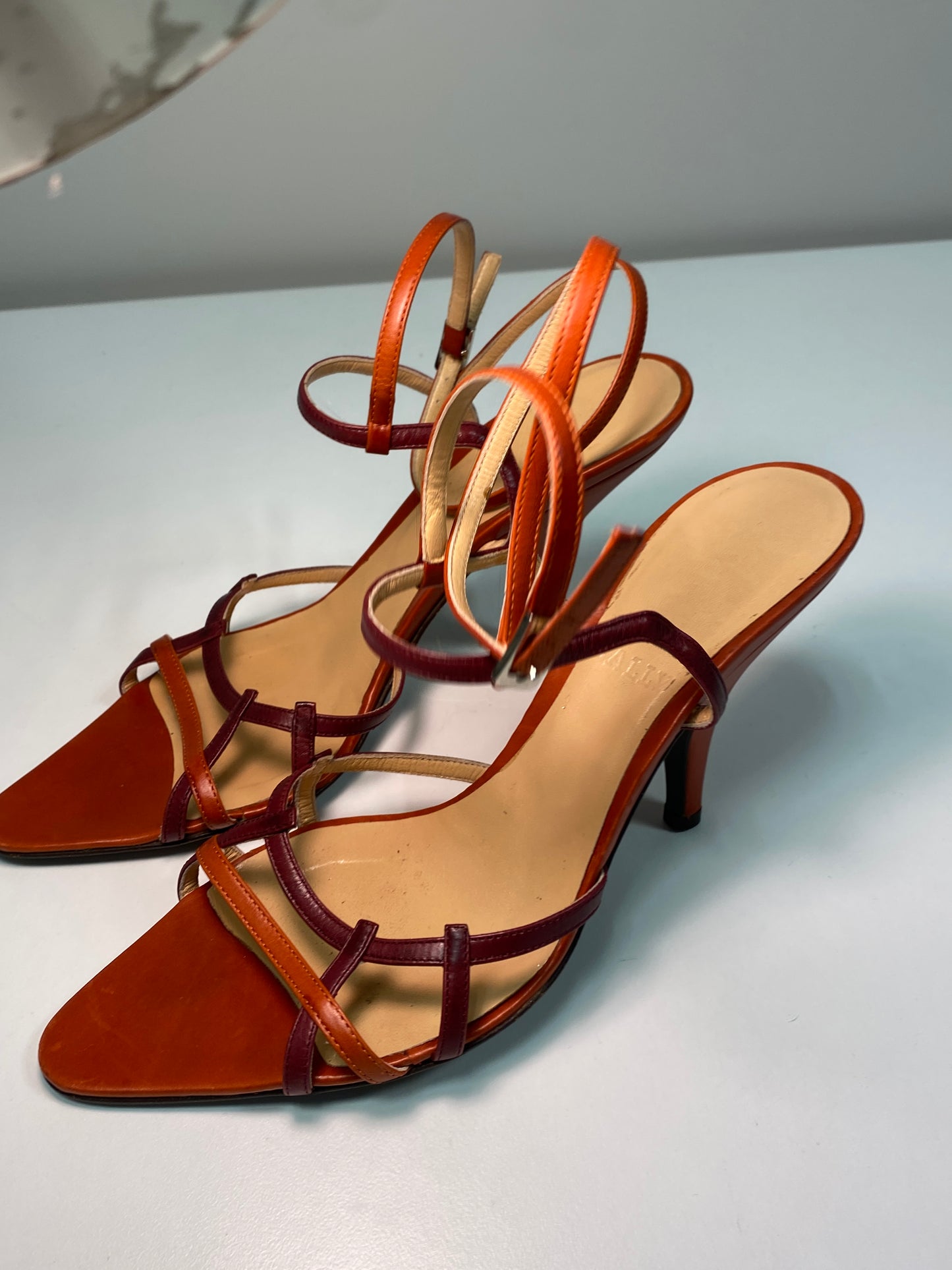 BALLY brown leather sandals (35.5)