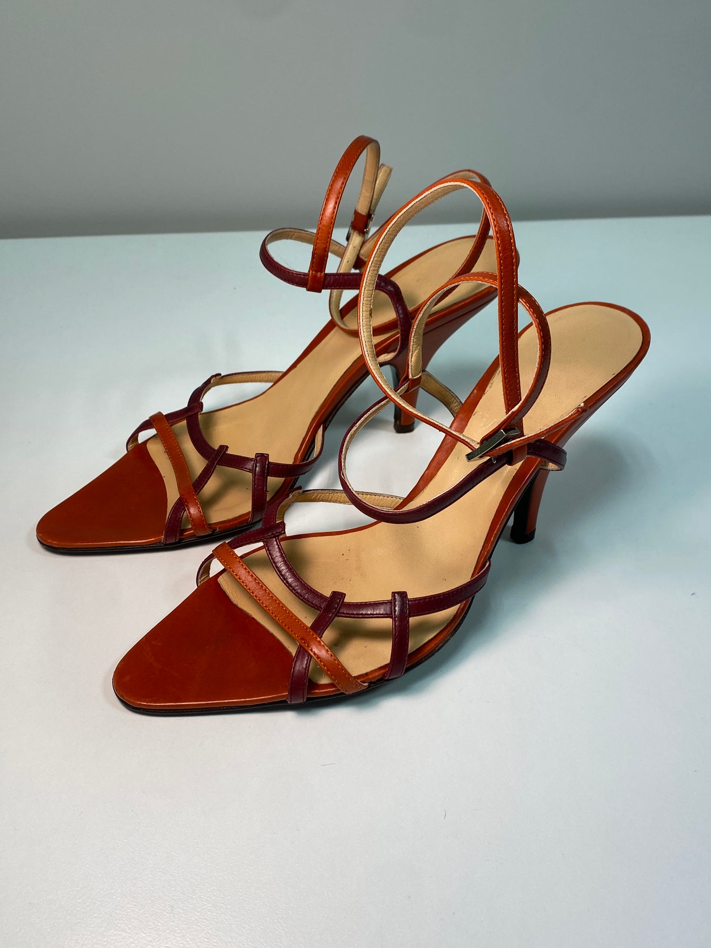 BALLY brown leather sandals (35.5)